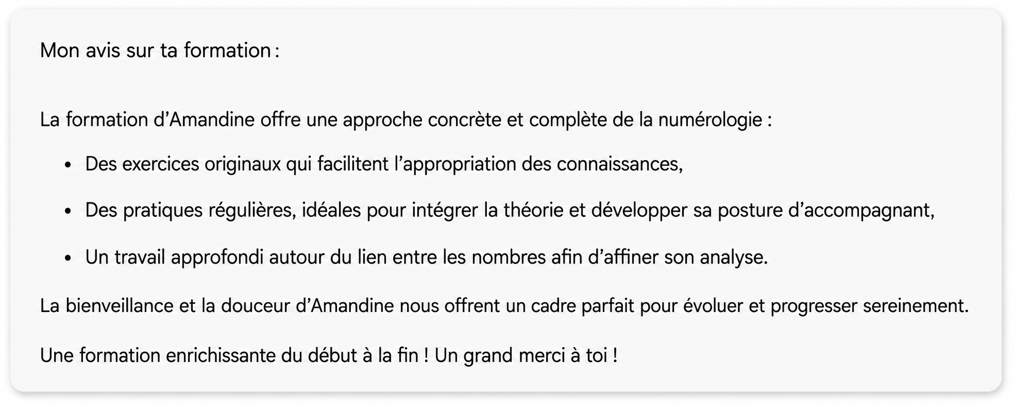 Témoignage d’une participante à L’Essence de soi