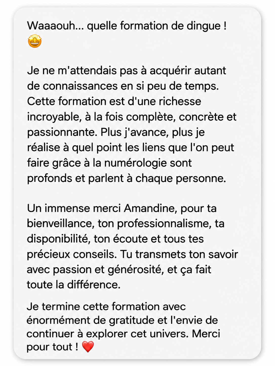 Témoignage d’une participante à L’Essence de soi 3