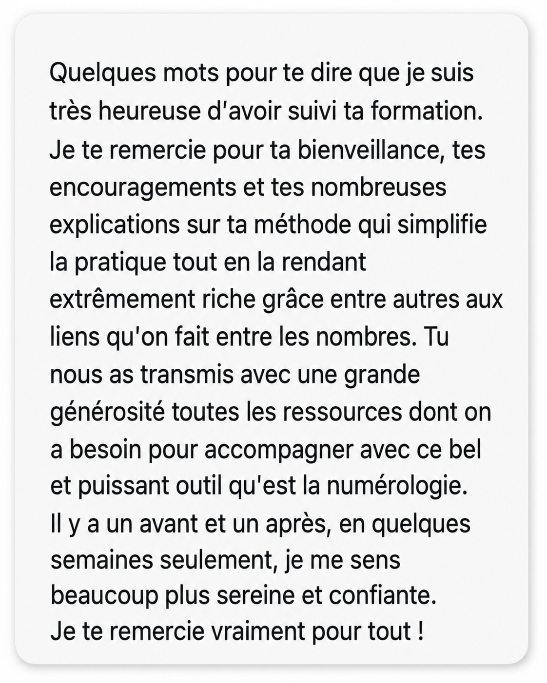 Témoignage d’une participante à L’Essence de soi 4