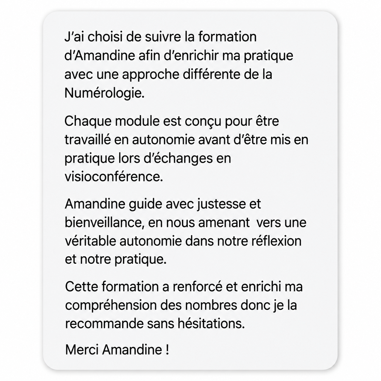 Témoignage d’une participante à L’Essence de soi 5