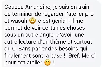 Témoignage atelier numérologie professionnelle 3