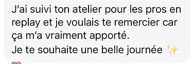Témoignage atelier numérologie professionnelle 6